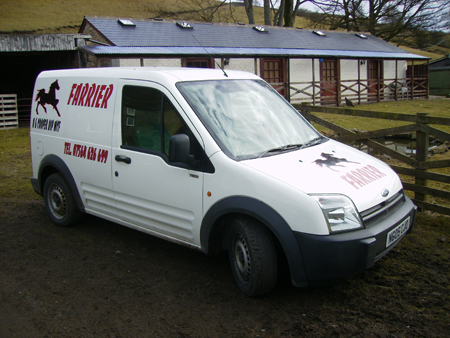 Andrew Cooper, Lancashire Farrier of Distinction - My Van!