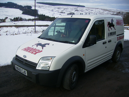 Andrew Cooper, Lancashire Farrier of Distinction - My Van again!!